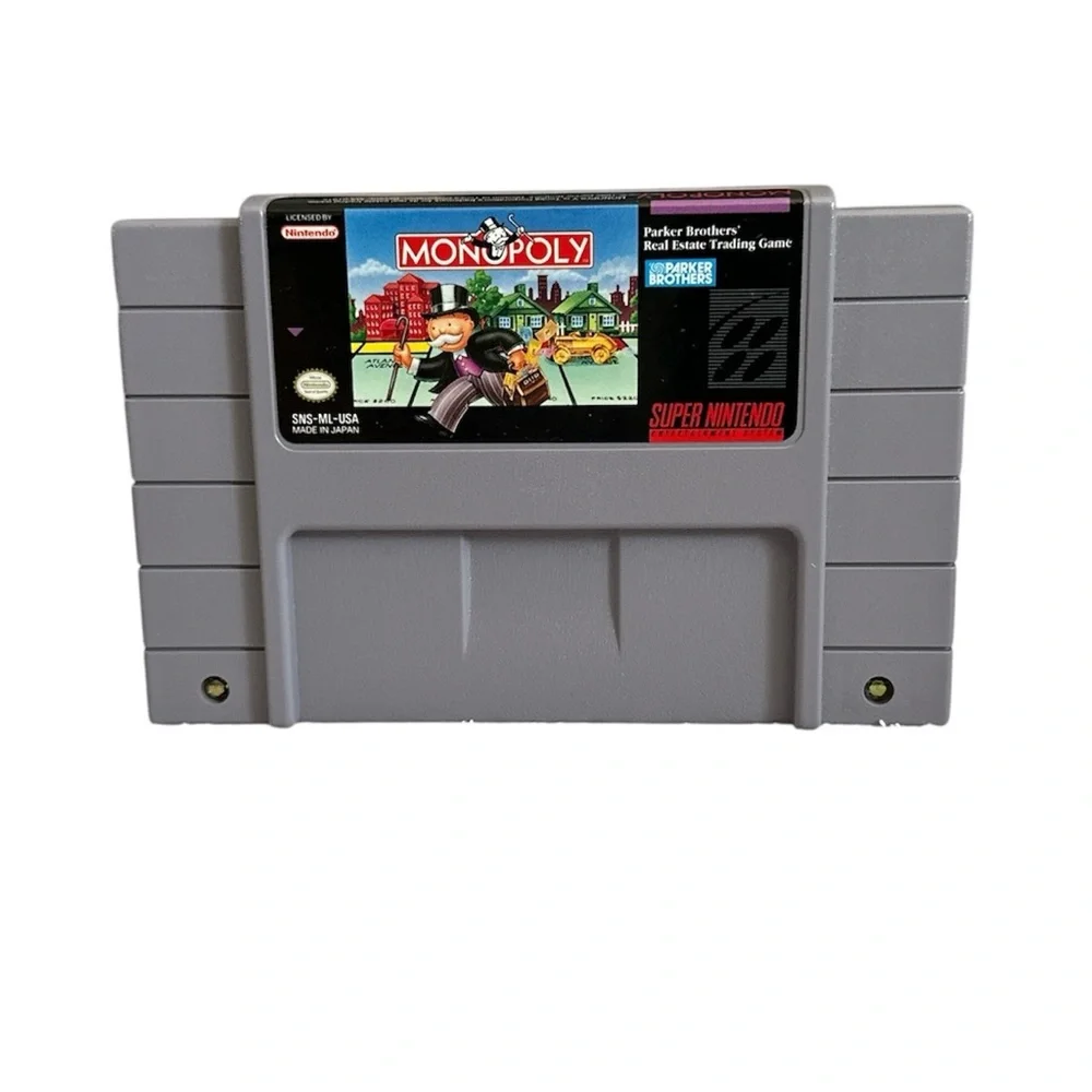 Monopoly video game for super Nintendo